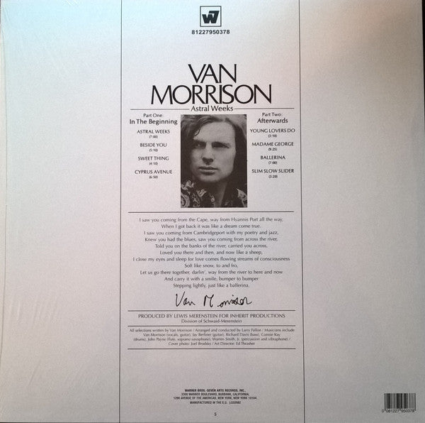 Van Morrison ‎–Astral Weeks - Remastered, SEALED