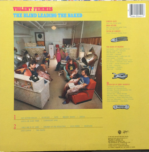 Violent Femmes – The Blind Leading The Naked - 1986 Pressing VinylPursuit.com