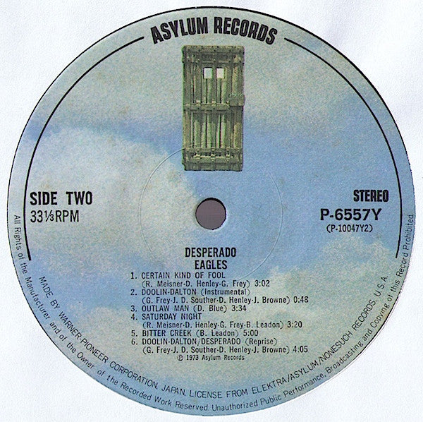 Eagles – Desperado - 1981 Rare Japanese Pressing!