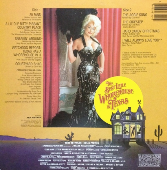 The Best Little Whorehouse In Texas - Original Motion Picture Soundtrack