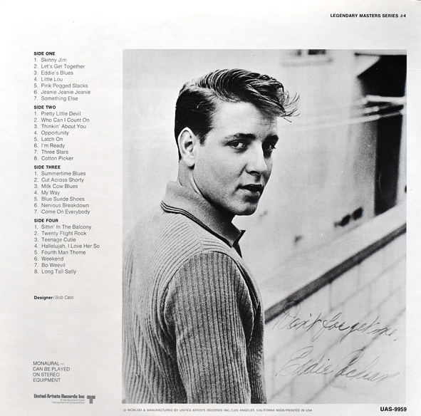 Eddie Cochran – Legendary Masters Series - US Pressing - Mono