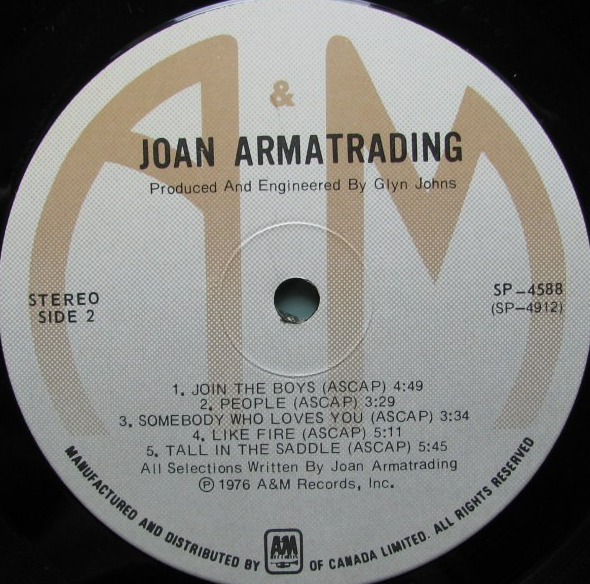 Joan Armatrading – Joan Armatrading - 1976
