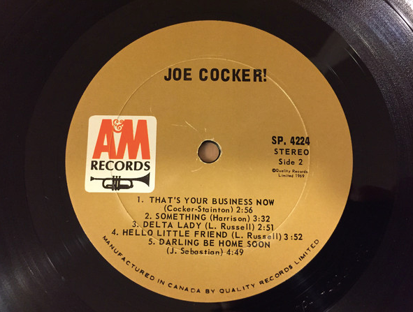 Joe Cocker – Joe Cocker! 1969 Pressing