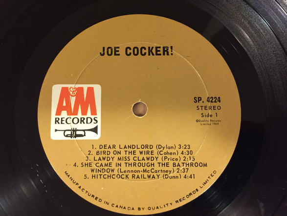 Joe Cocker – Joe Cocker! 1969 Pressing