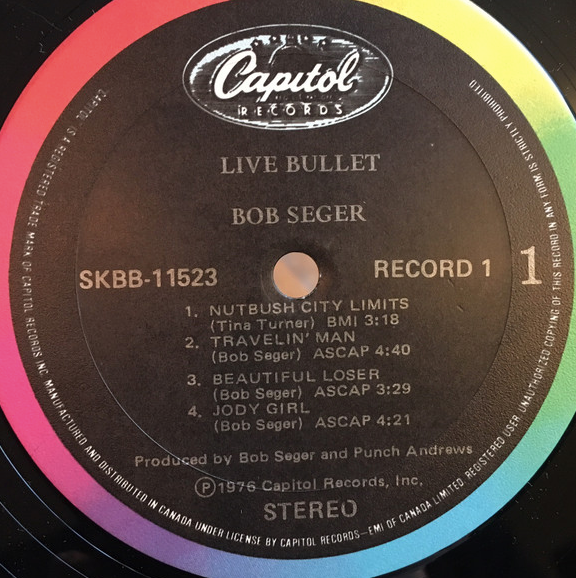 Bob Seger & The Silver Bullet Band – Live Bullet - 1976