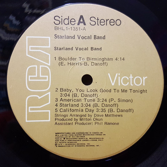 Starland Vocal Band – Afternoon Delight! VinylPursuit.com