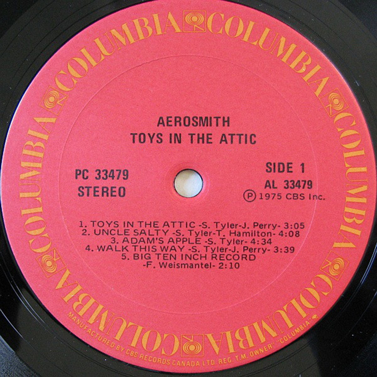 Aerosmith ‎– Toys In The Attic