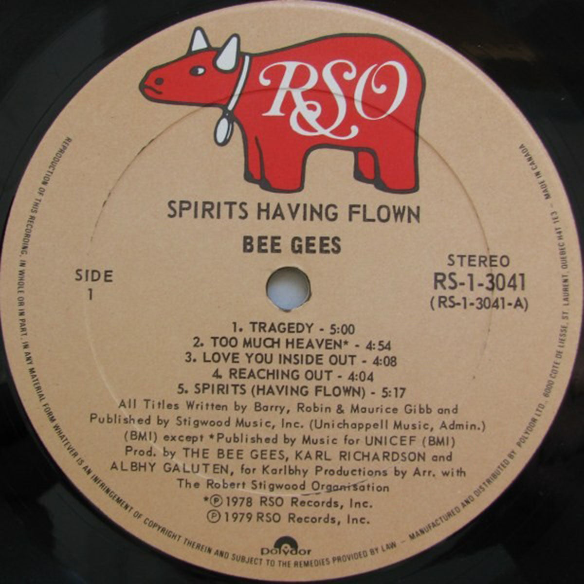 Bee Gees ‎– Spirits Having Flown
