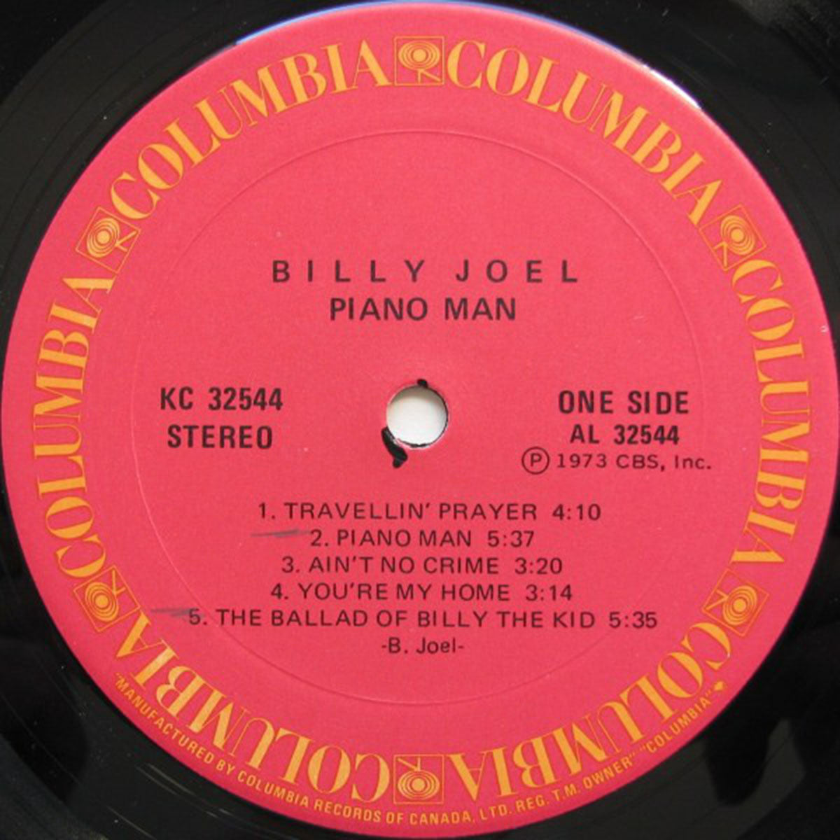 Billy Joel ‎– Piano Man - 1974 Original!