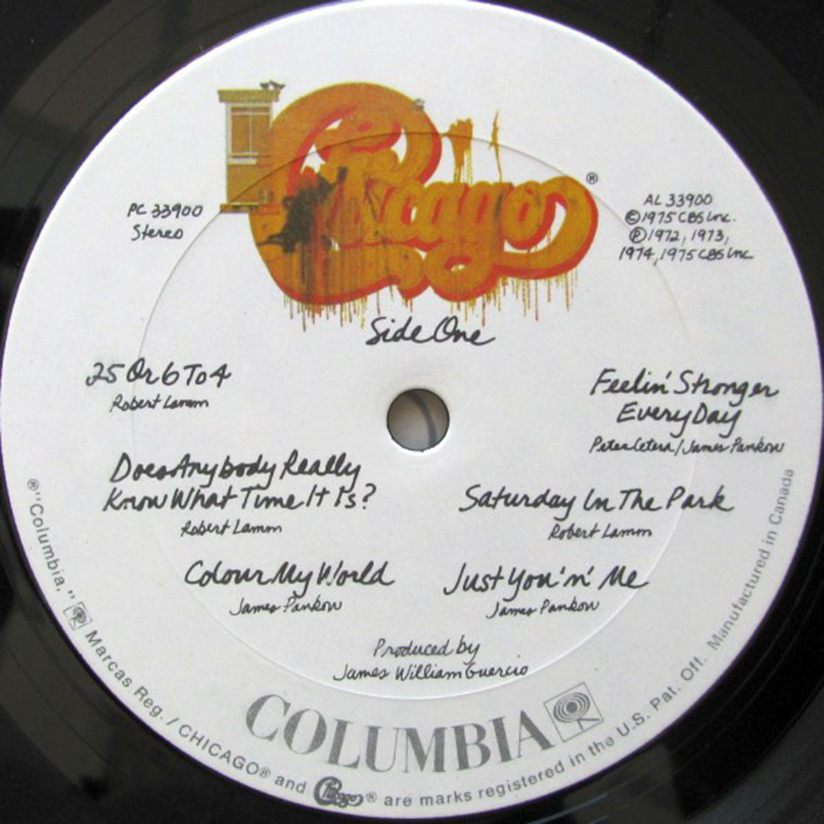 Chicago ‎– Chicago's Greatest Hits - 1975 Oriignal! VinylPursuit.com
