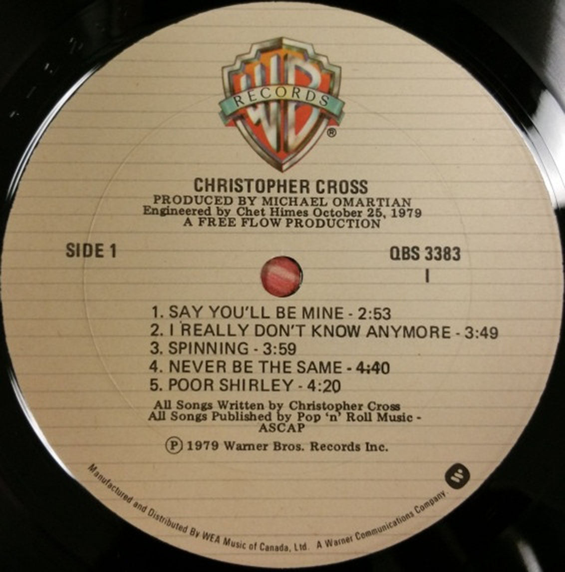 Christopher Cross ‎– Christopher Cross - 1979 in Shrinkwrap!