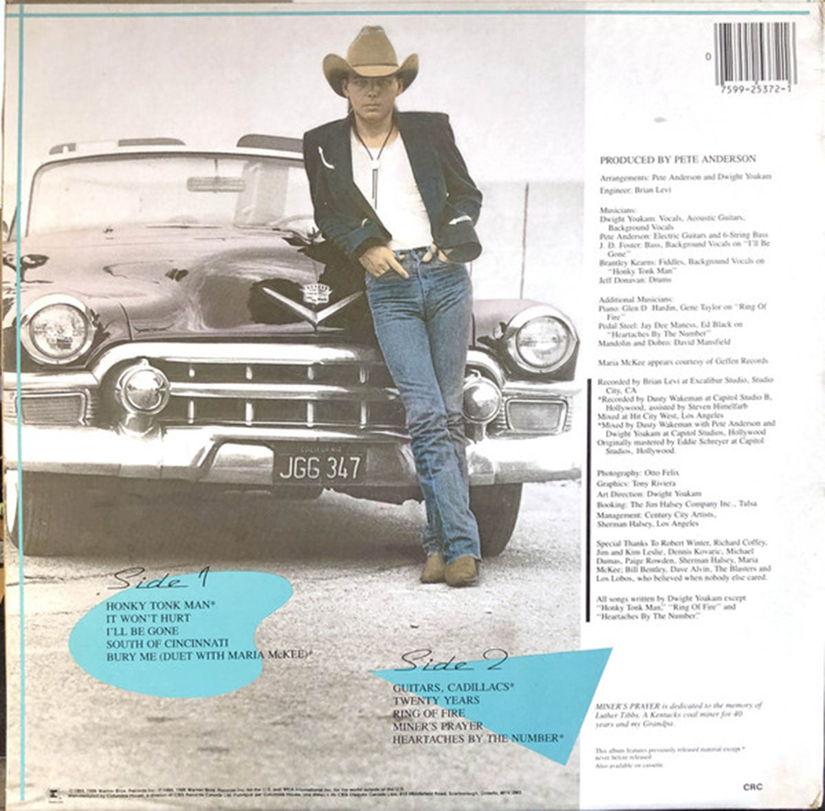 Dwight Yoakam ‎– Guitars, Cadillacs, Etc., Etc. - 1986