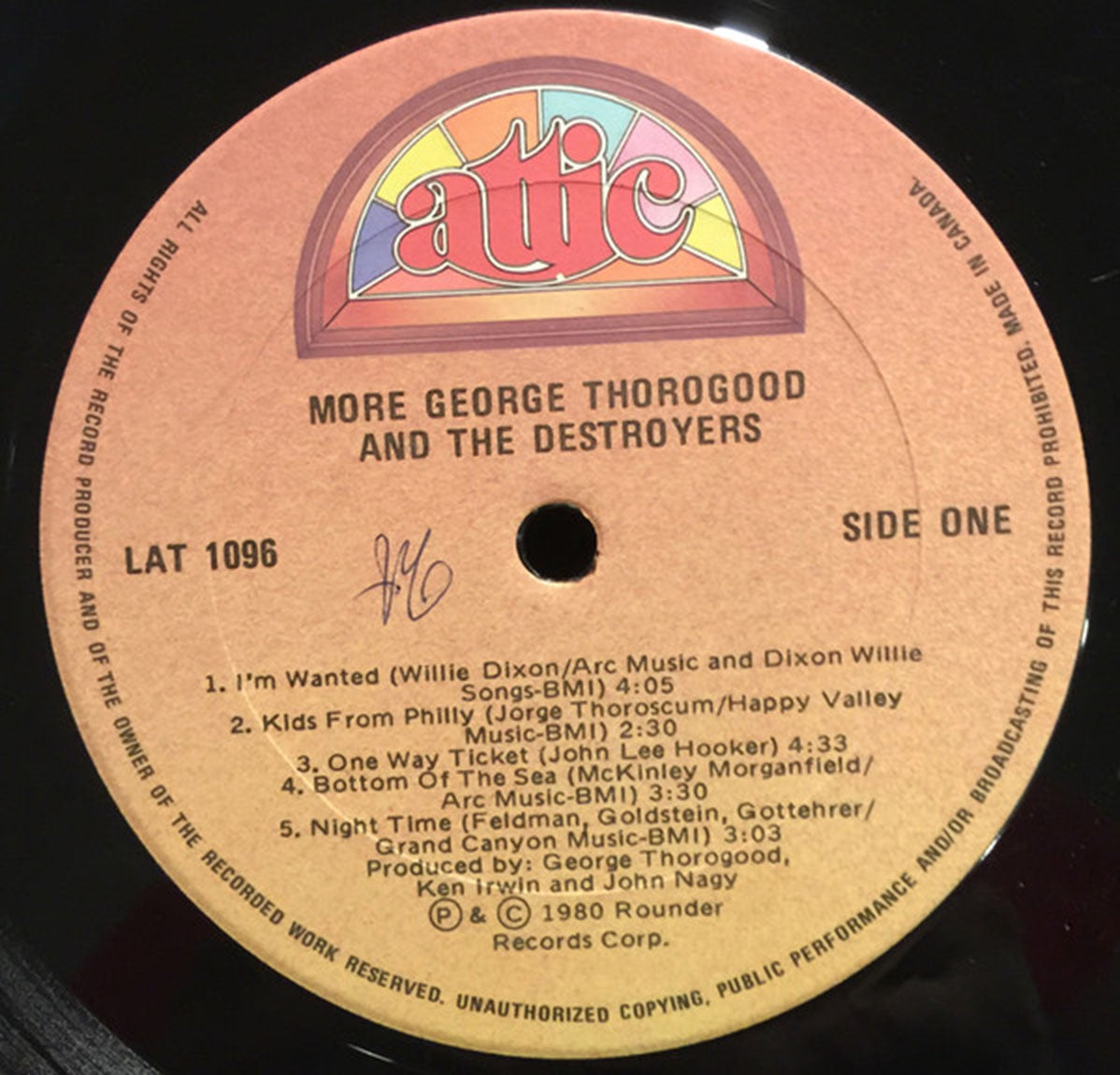 George Thorogood And The Destroyers ‎– More George Thorogood And The Destroyers