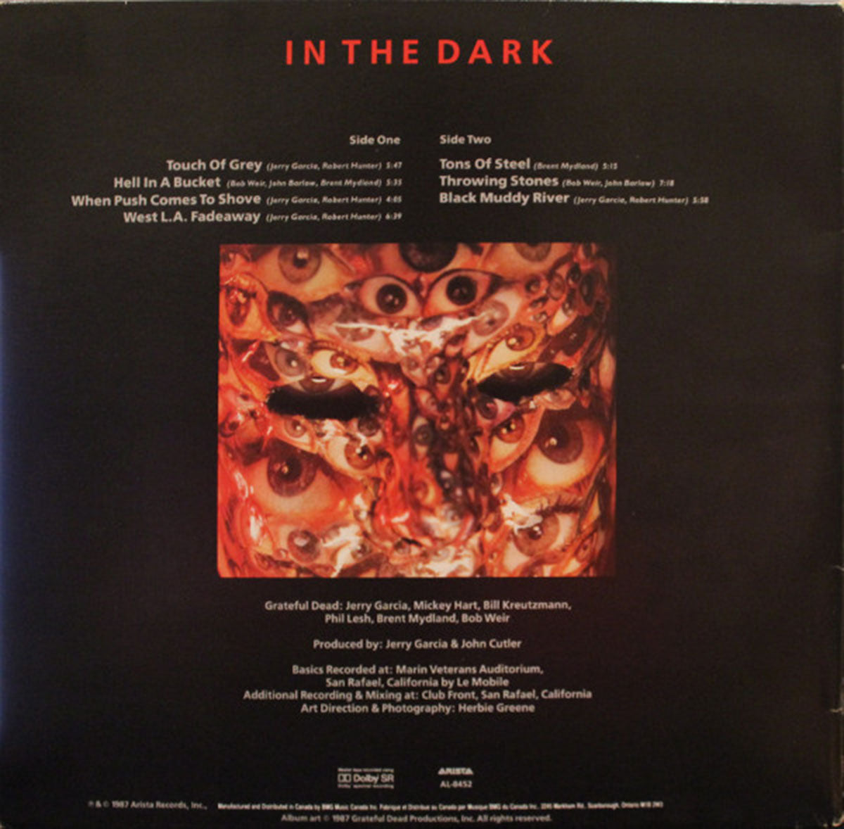 Grateful Dead ‎– In The Dark - 1987 Pressing
