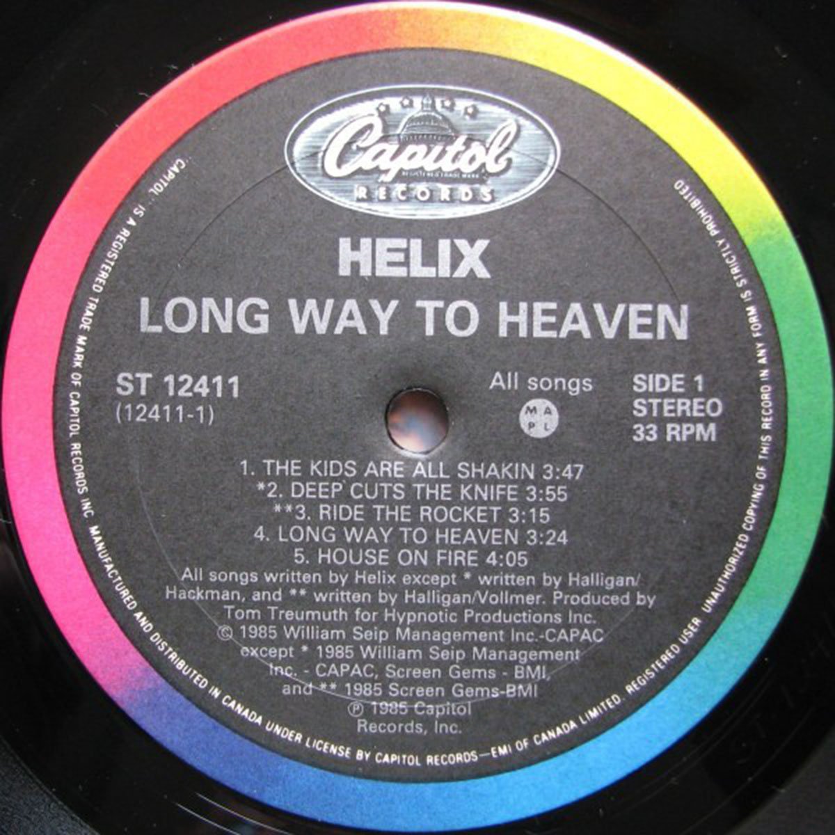 Helix ‎– Long Way To Heaven VinylPursuit.com