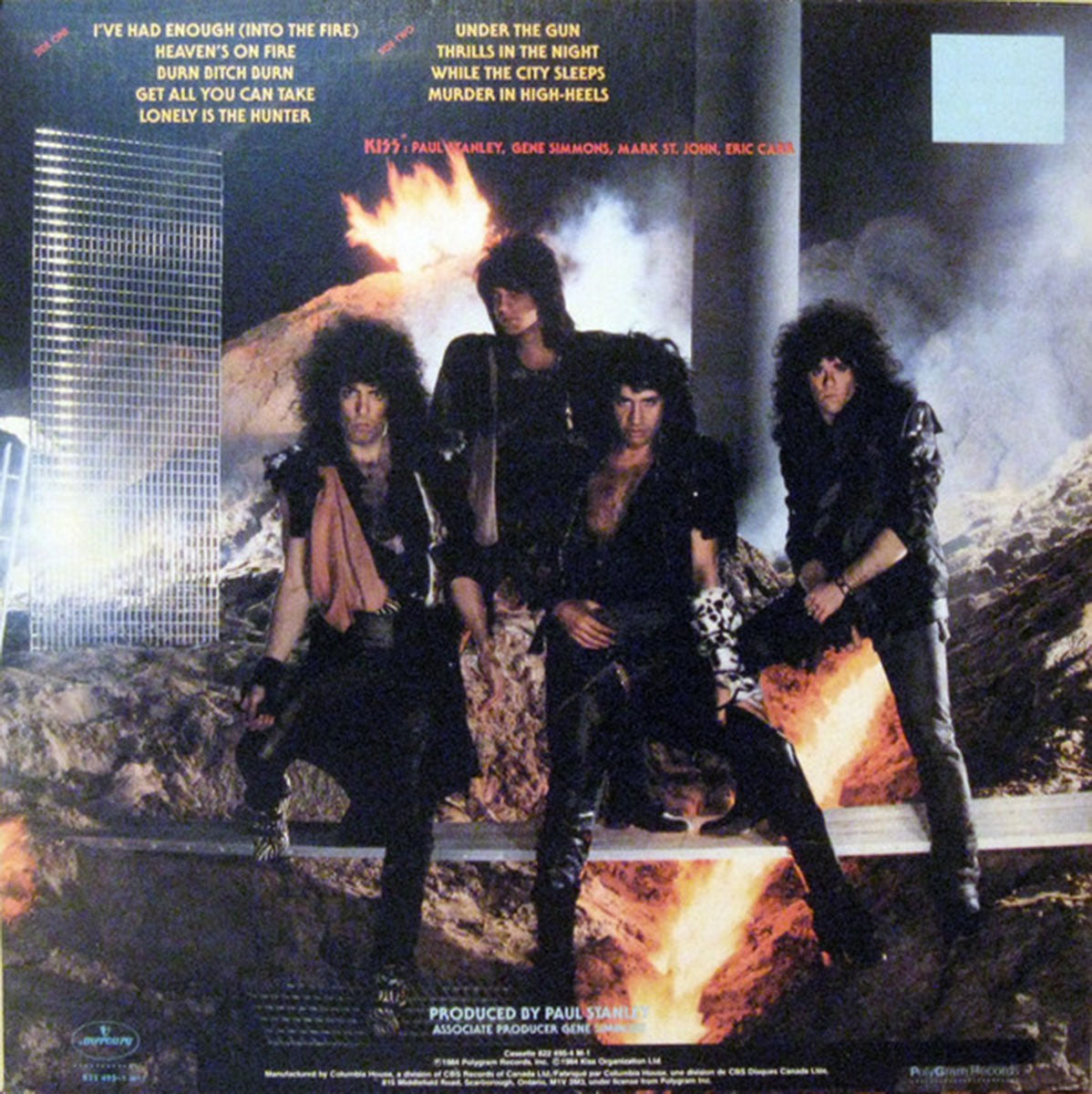 Kiss ‎– Animalize - 1984 US Pressing!