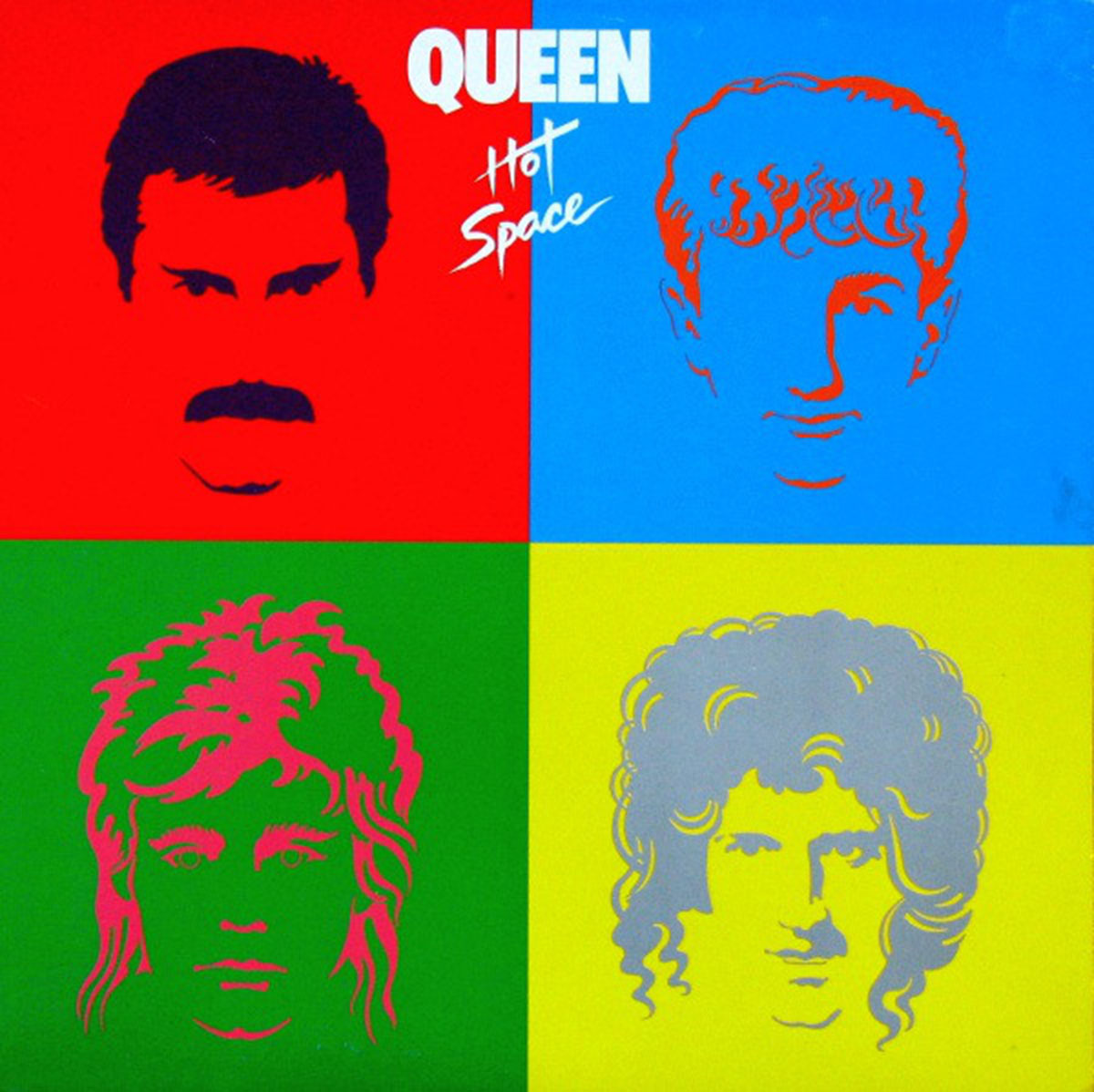 Queen ‎– Hot Space - 1982 Pressing