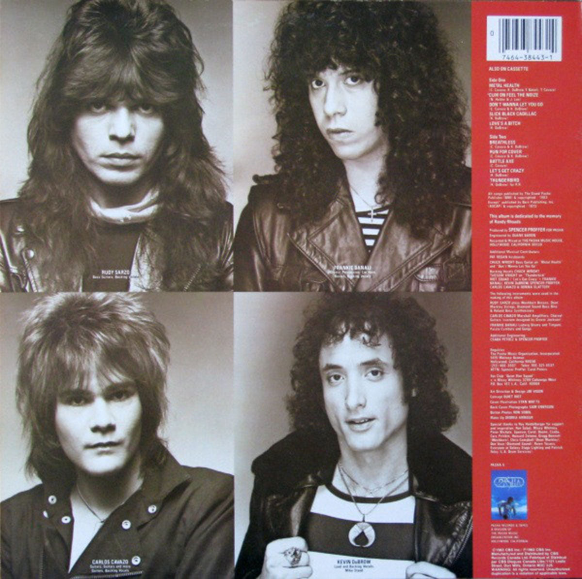 Quiet Riot ‎– Metal Health - 1983 Original! VinylPursuit.com