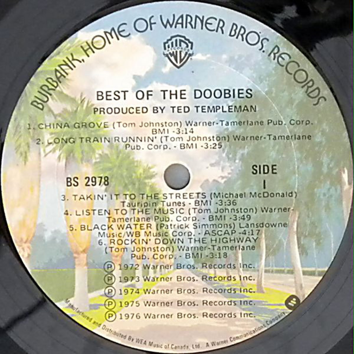 The Doobie Brothers ‎– Best Of The Doobies VinylPursuit.com