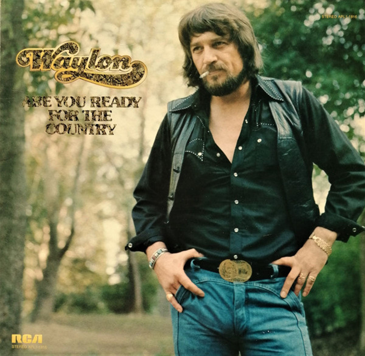 Waylon Jennings ‎– Are You Ready for the Country - 1985