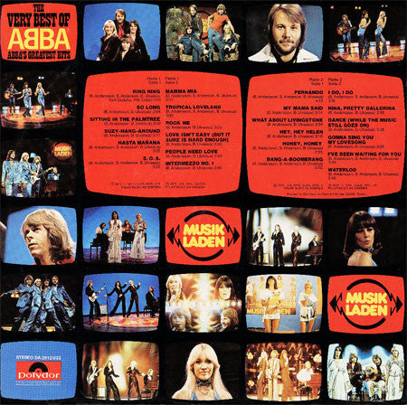 ABBA – The Very Best Of ABBA (ABBA's Greatest Hits) Germany Pressing
