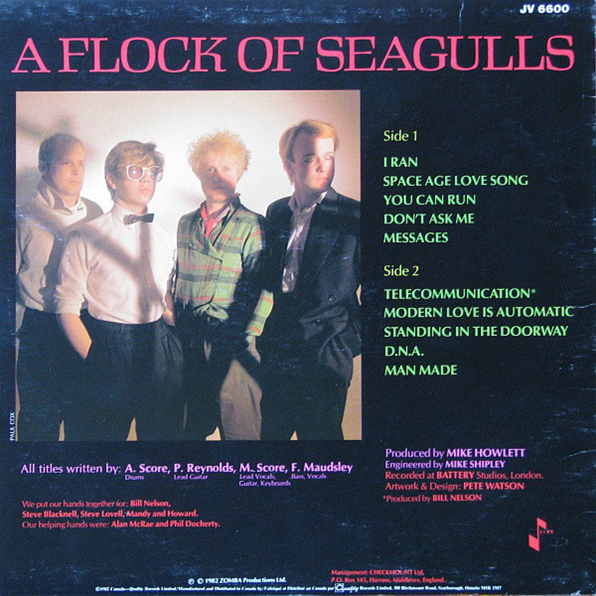 A Flock Of Seagulls – A Flock Of Seagulls - 1982 Original