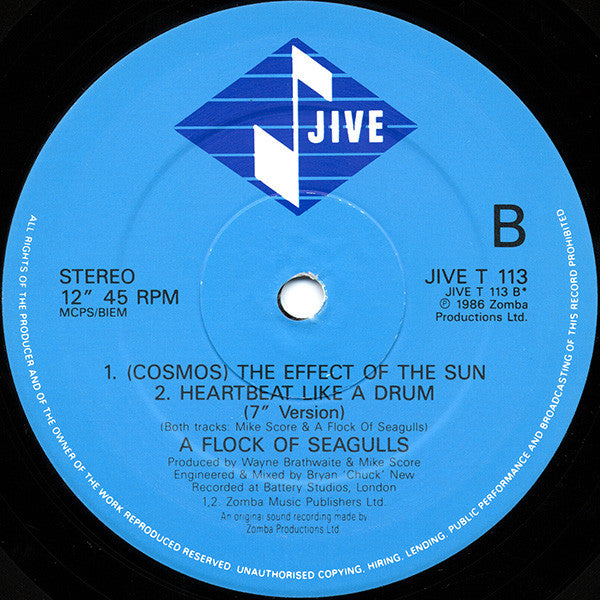 A Flock Of Seagulls – Heartbeat Like A Drum - 1986 UK Original - Vinyl Pursuit Inc
