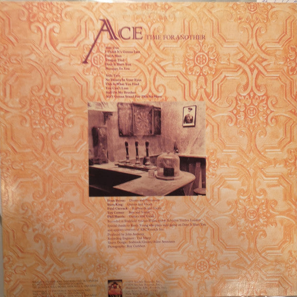 Ace – Time For Another - 1975 Original Pressing