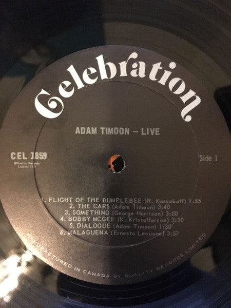 Adam Timoon – Adam Timoon Live!