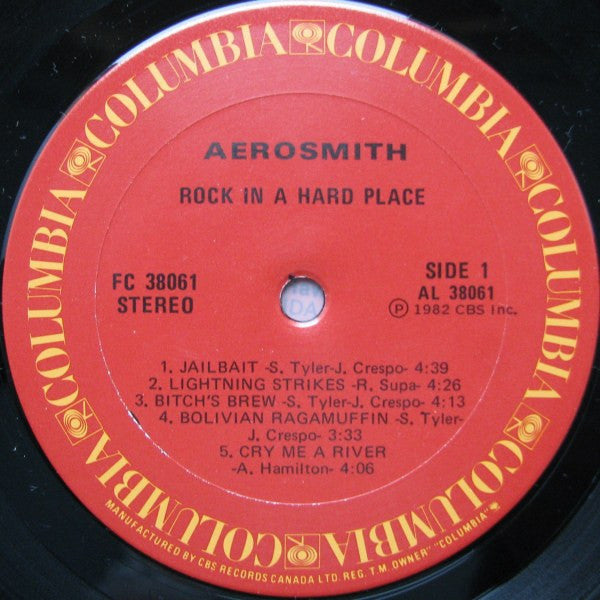 Aerosmith – Rock In A Hard Place - 1982 Original