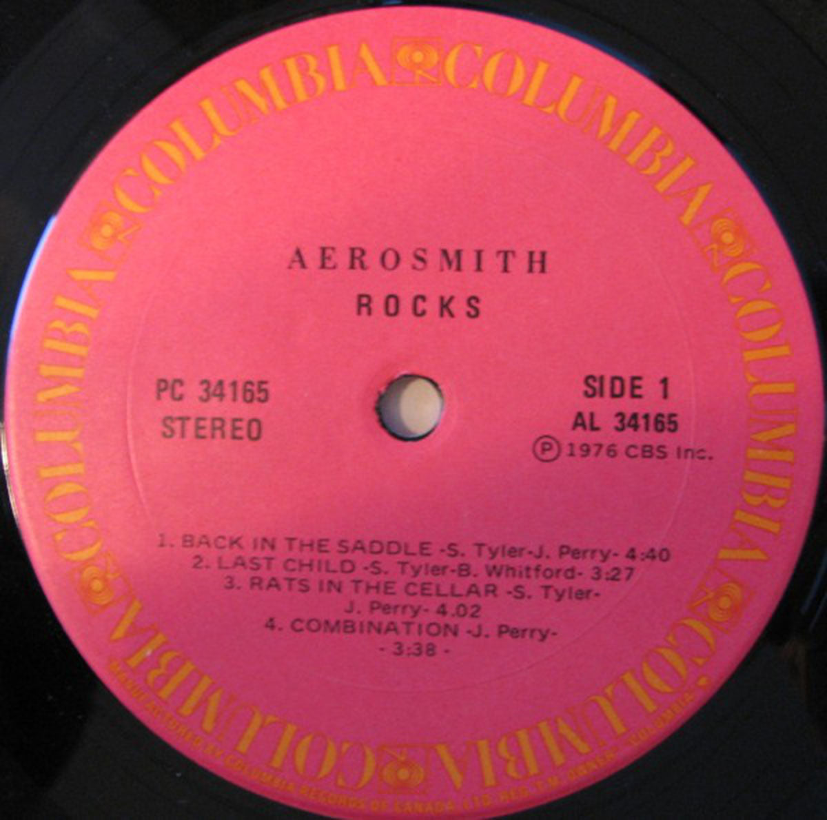 Aerosmith ‎– Rocks - 1979 Original!