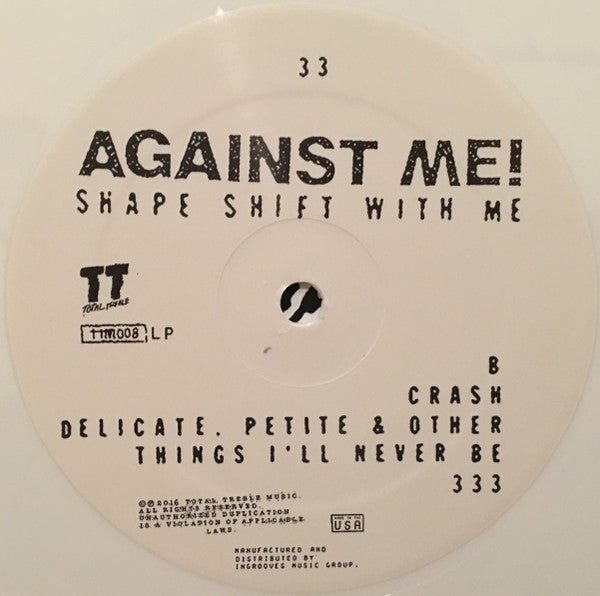Against Me! – Shape Shift With Me - Limited Edition, Color Vinyl - Sealed! - Vinyl Pursuit Inc