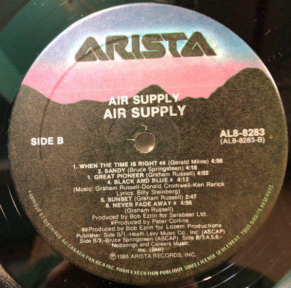 Air Supply – Air Supply - 1985