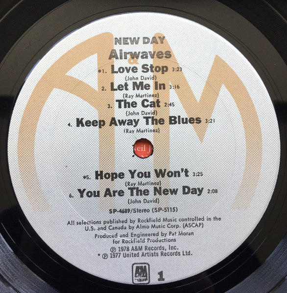 Airwaves – New Day US Pressing