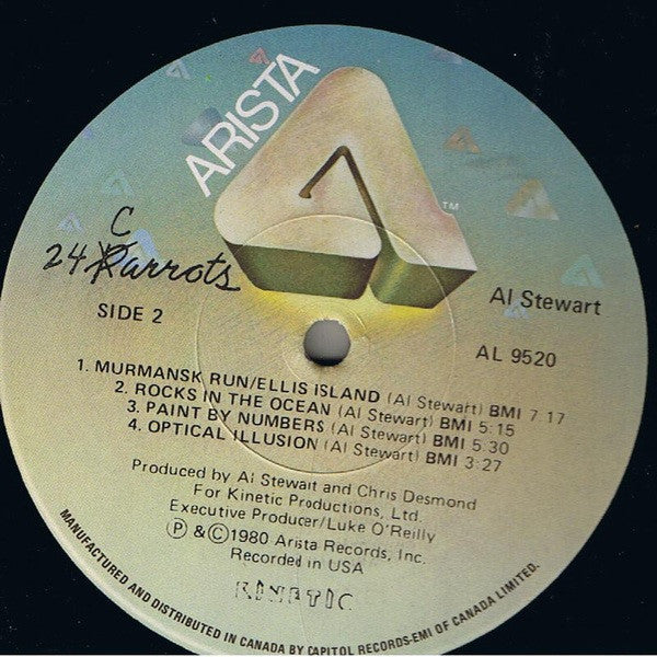 Al Stewart – 24 Carrots - 1980