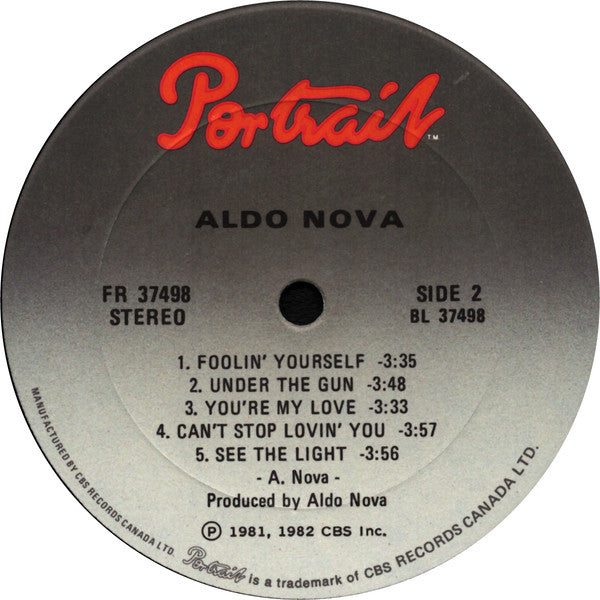 Aldo Nova – Aldo Nova - 1982 Original