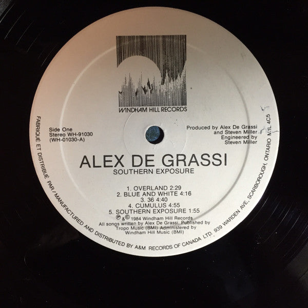 Alex De Grassi – Southern Exposure