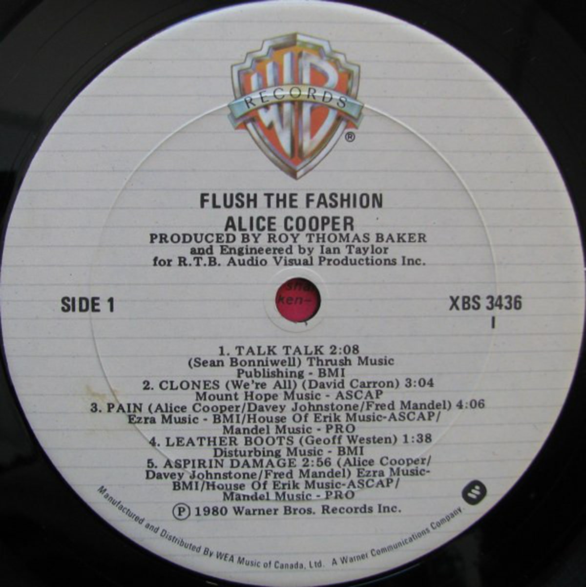 DAILY DEAL! Alice Cooper – Flush The Fashion - 1980