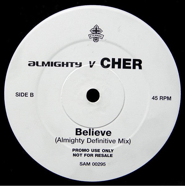 Almighty V Cher – If I Could Turn Back Time - Promo UK Pressing
