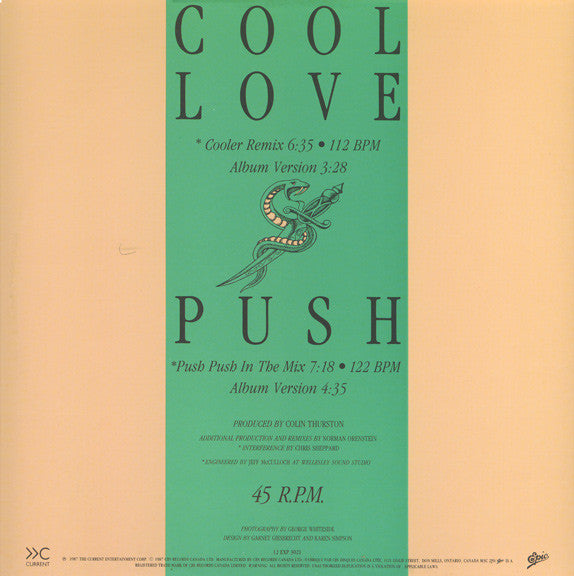 Alta Moda With Molly Johnson And Norman Orenstein – Cool Love / Push