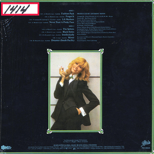 Amanda Lear – Never Trust A Pretty Face - 1979 Original Pressing