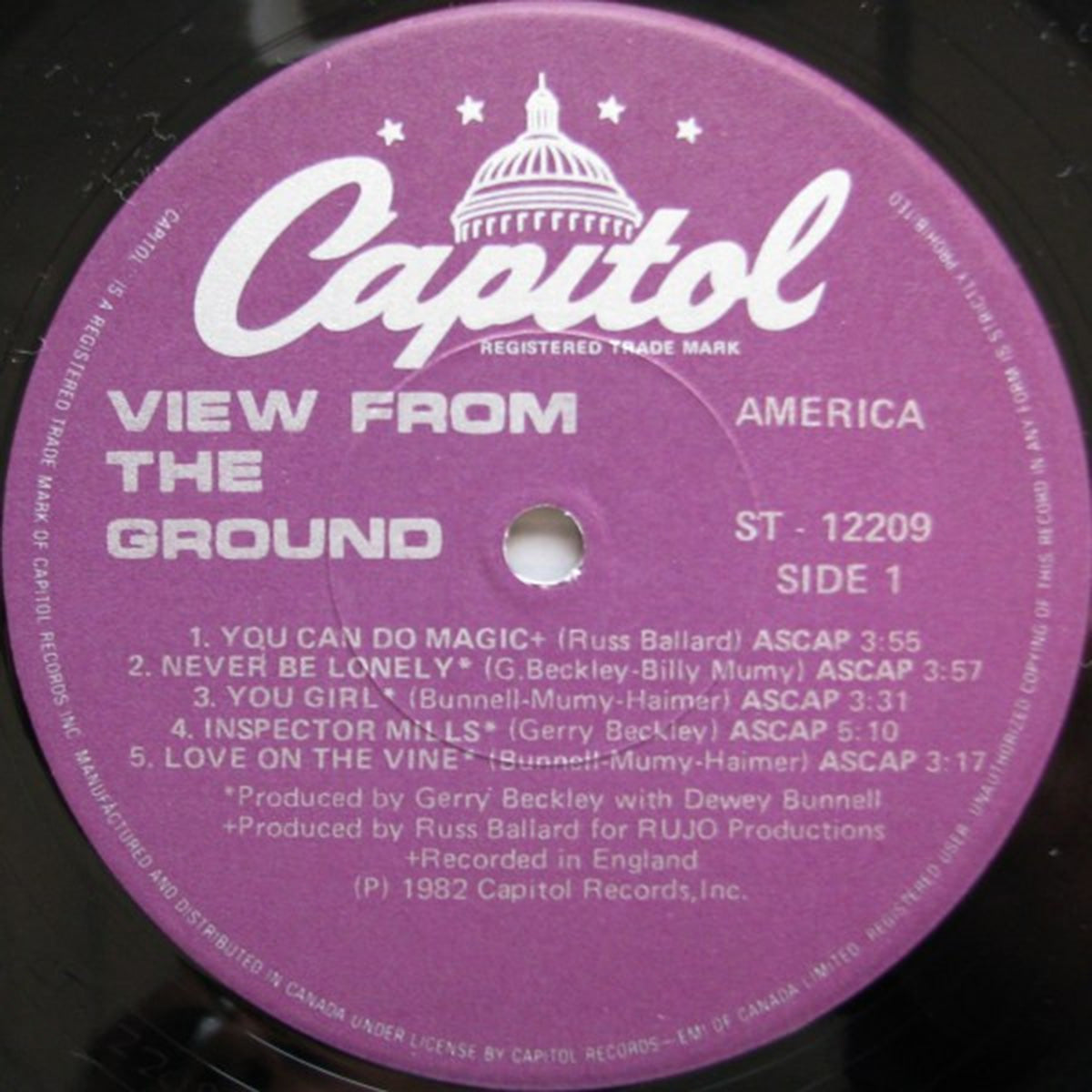 America – View From The Ground - 1982