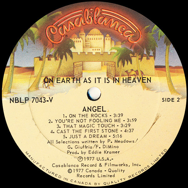Angel – On Earth As It Is In Heaven - 1977 Original - Bargain!