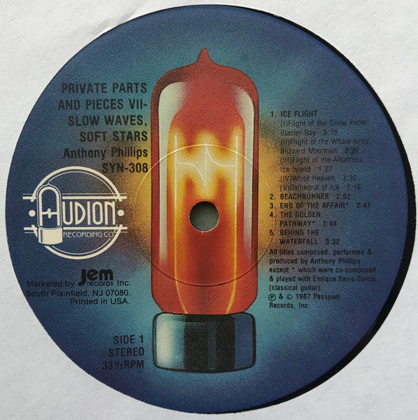 Anthony Phillips – Private Parts And Pieces VII: Slow Waves, Soft Stars US Pressing