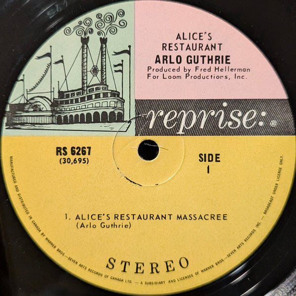 Arlo Guthrie – Alice's Restaurant - 1967 Original