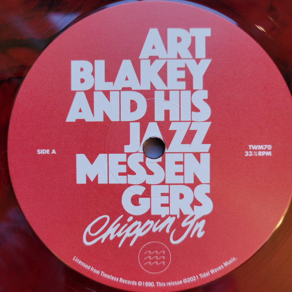 Art Blakey And His Jazz Messengers – Chippin' In - Black & Red Marble Vinyl In Shrinkwrap!