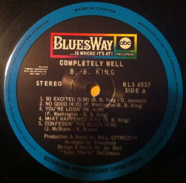 B.B. King – Completely Well