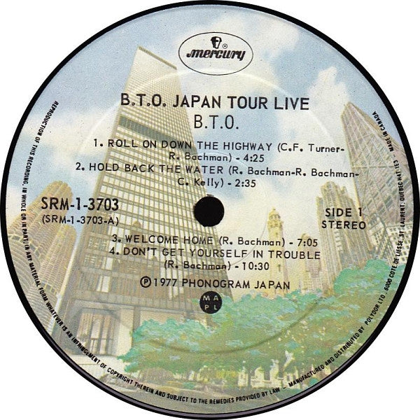 B.T.O. – B.T.O. Japan Tour - 1977