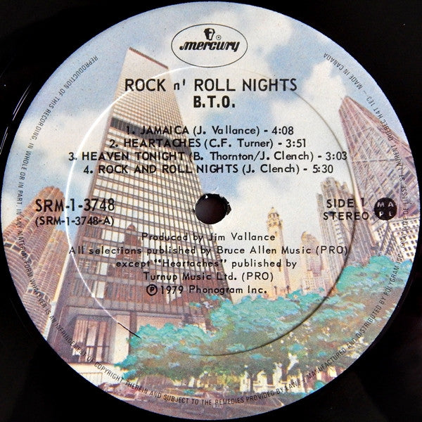 B.T.O. – Rock N' Roll Nights - 1979 Original!