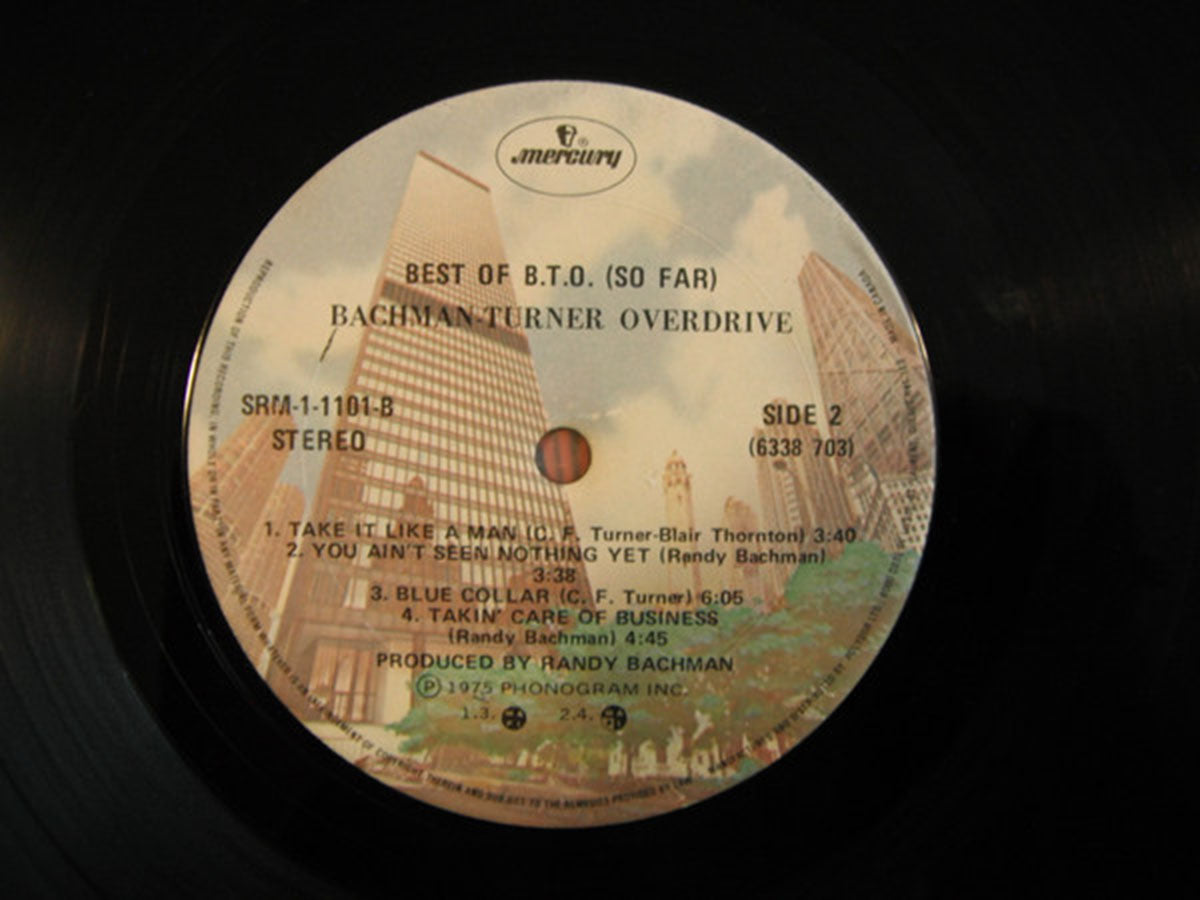 Bachman-Turner Overdrive – Best Of BTO (So Far) - 1976 Orignal!